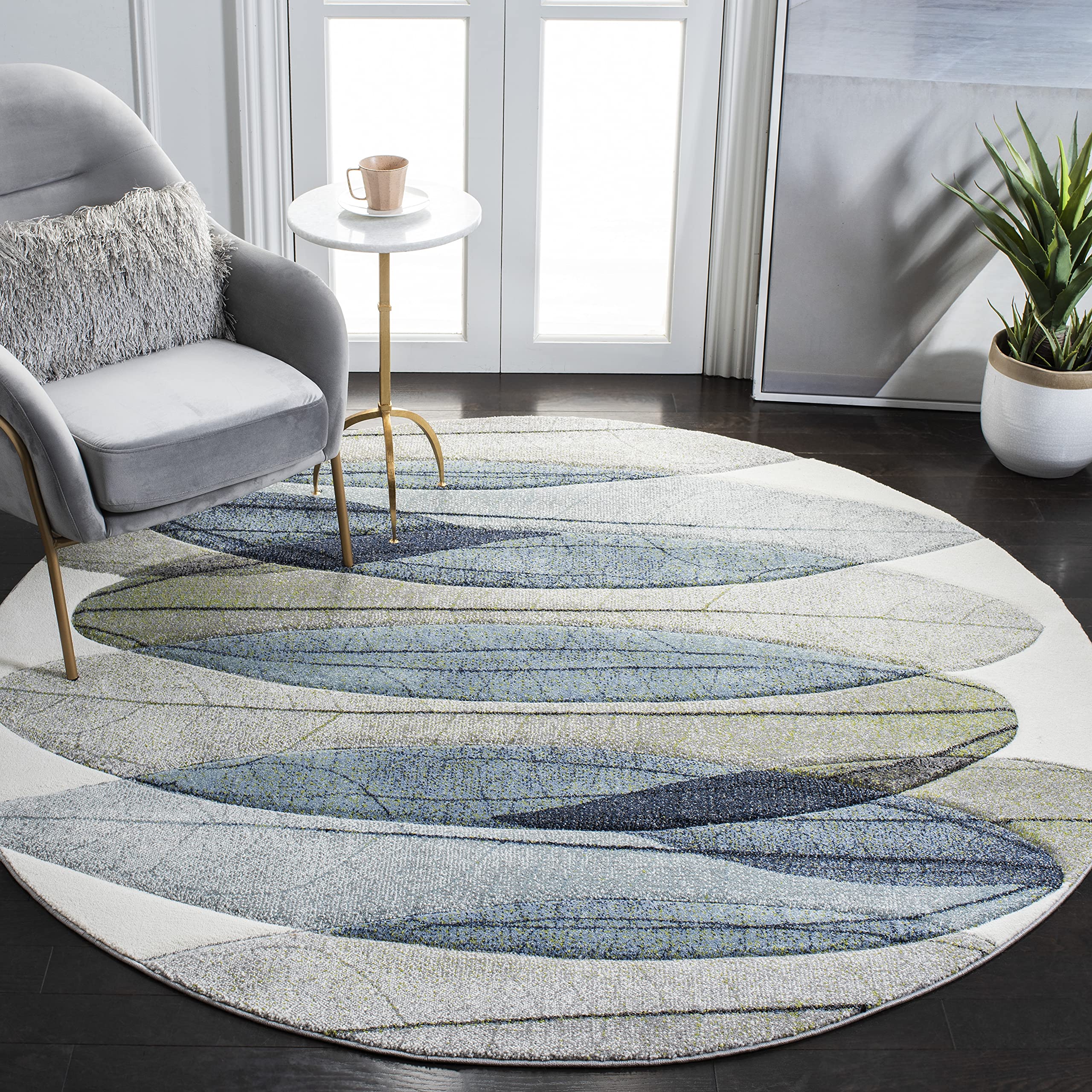 Tapis Moderne pour Salon et Salle à Manger SAFAVIEH Hollywood 122 cm