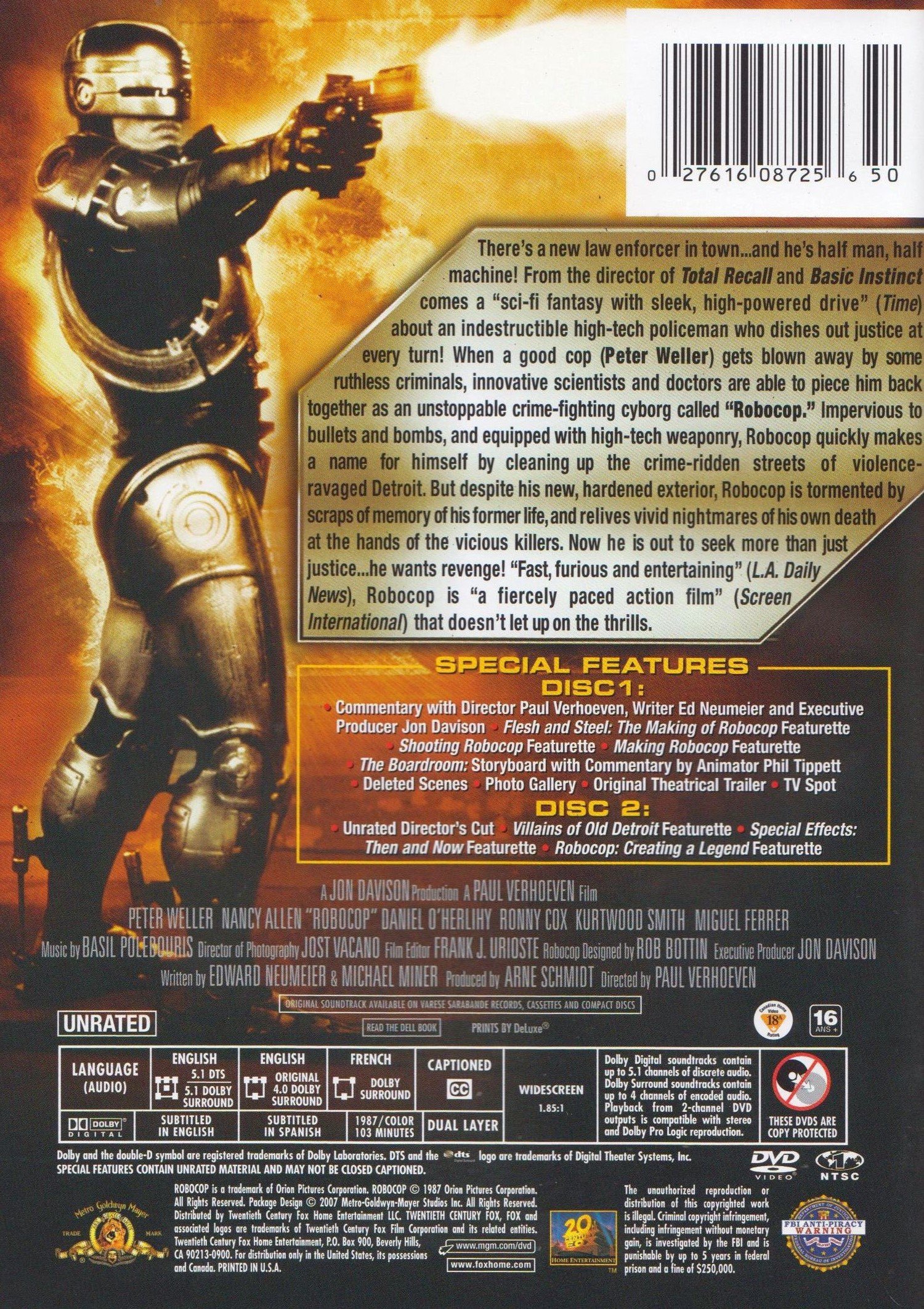 Amazon.co.jp: Robocop (20th Anniversary Collector's Edition)