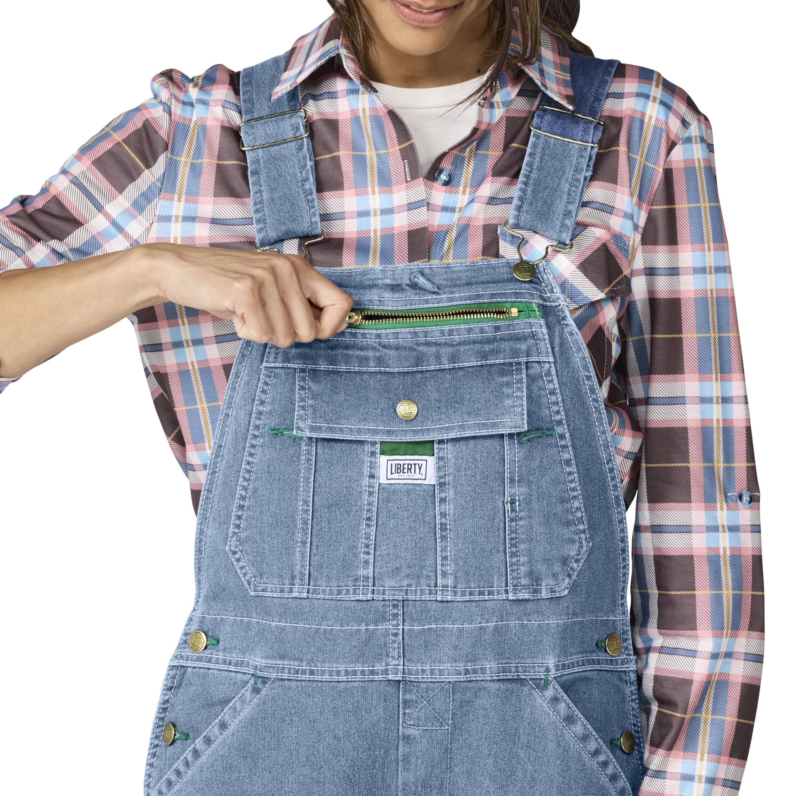 Liberty Salopette en Jean Délavé Salopettes Femme (lot de 1)