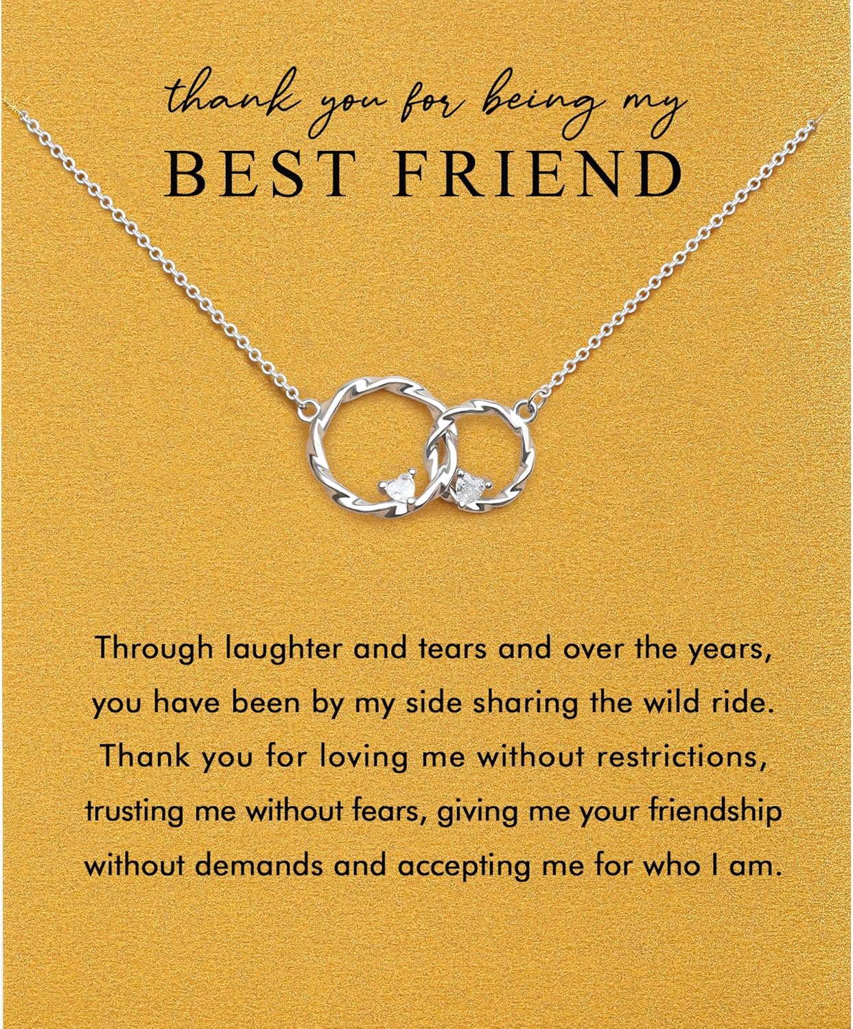Birthday Gifts for Mom, Grandma, Best Friend, Sister, Aunt, NANA, Thank You Gifts Relationship Necklace for Women in Christmas Mother's Day