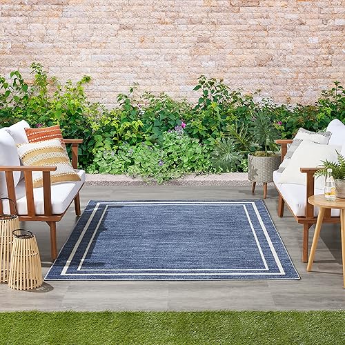 Vista 40 de Nourison Home Essentials - Alfombra contemporánea de 5 x 7 pies, color marfil/negro