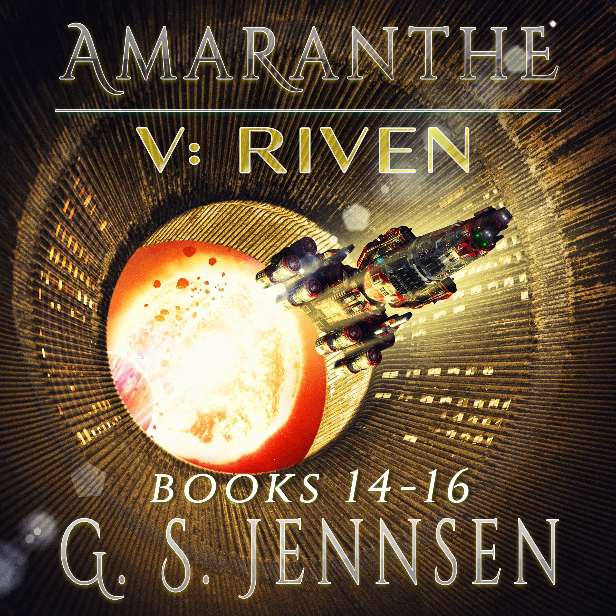 Cover art for Amaranthe V: Riven