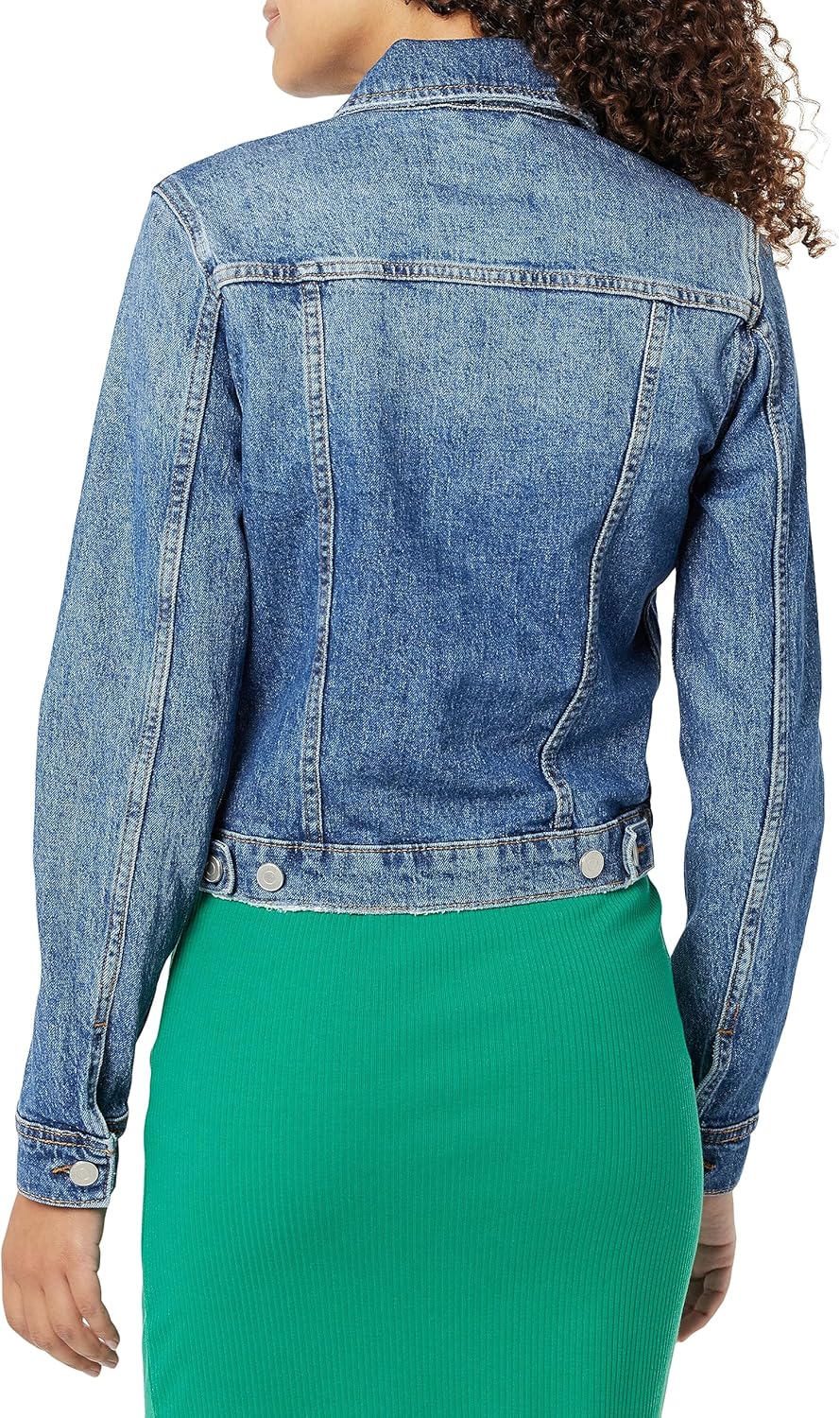The Drop Women's Jai Cropped Denim Jacket