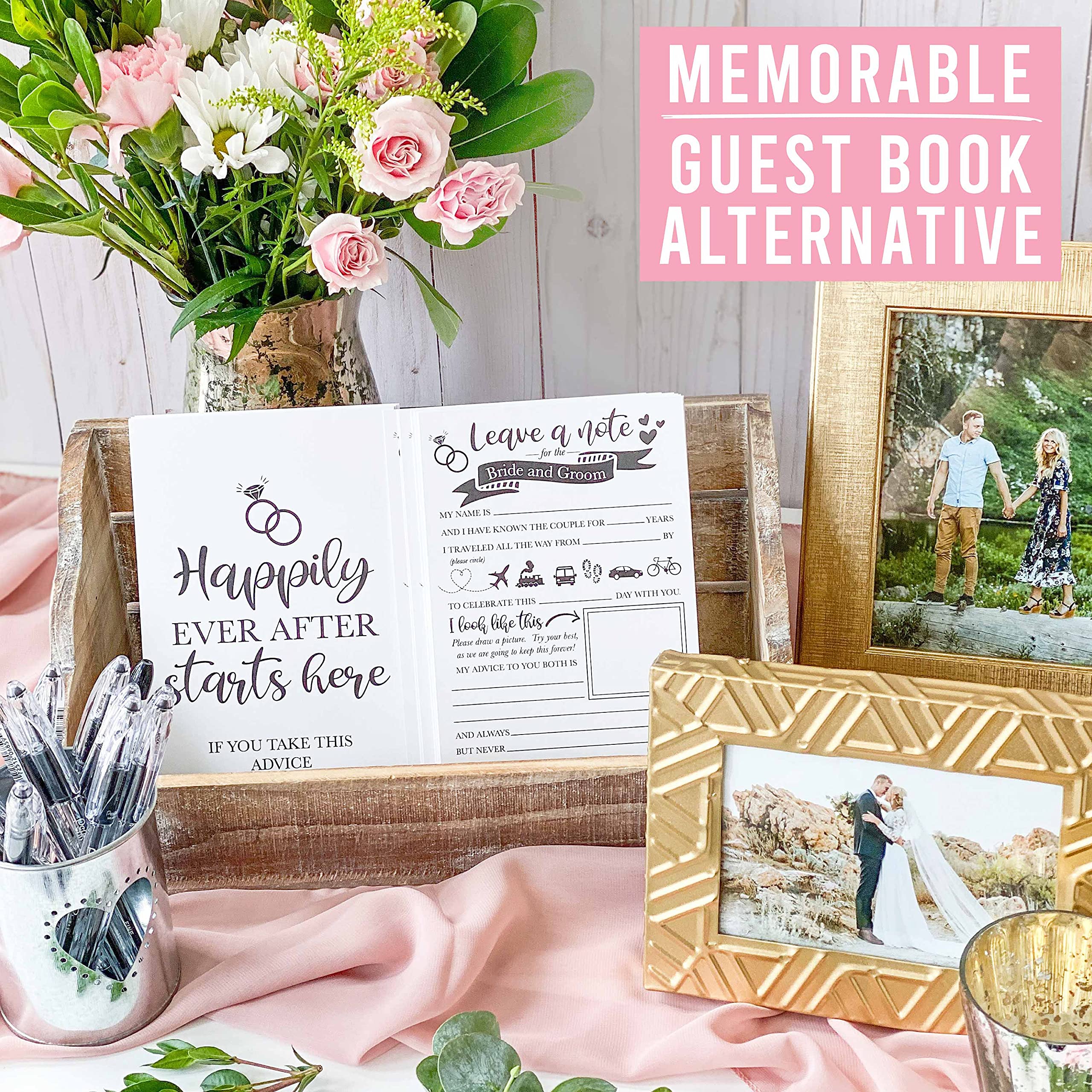 25 Wedding Advice Cards for Bride and Groom For Wedding Card Boxes For