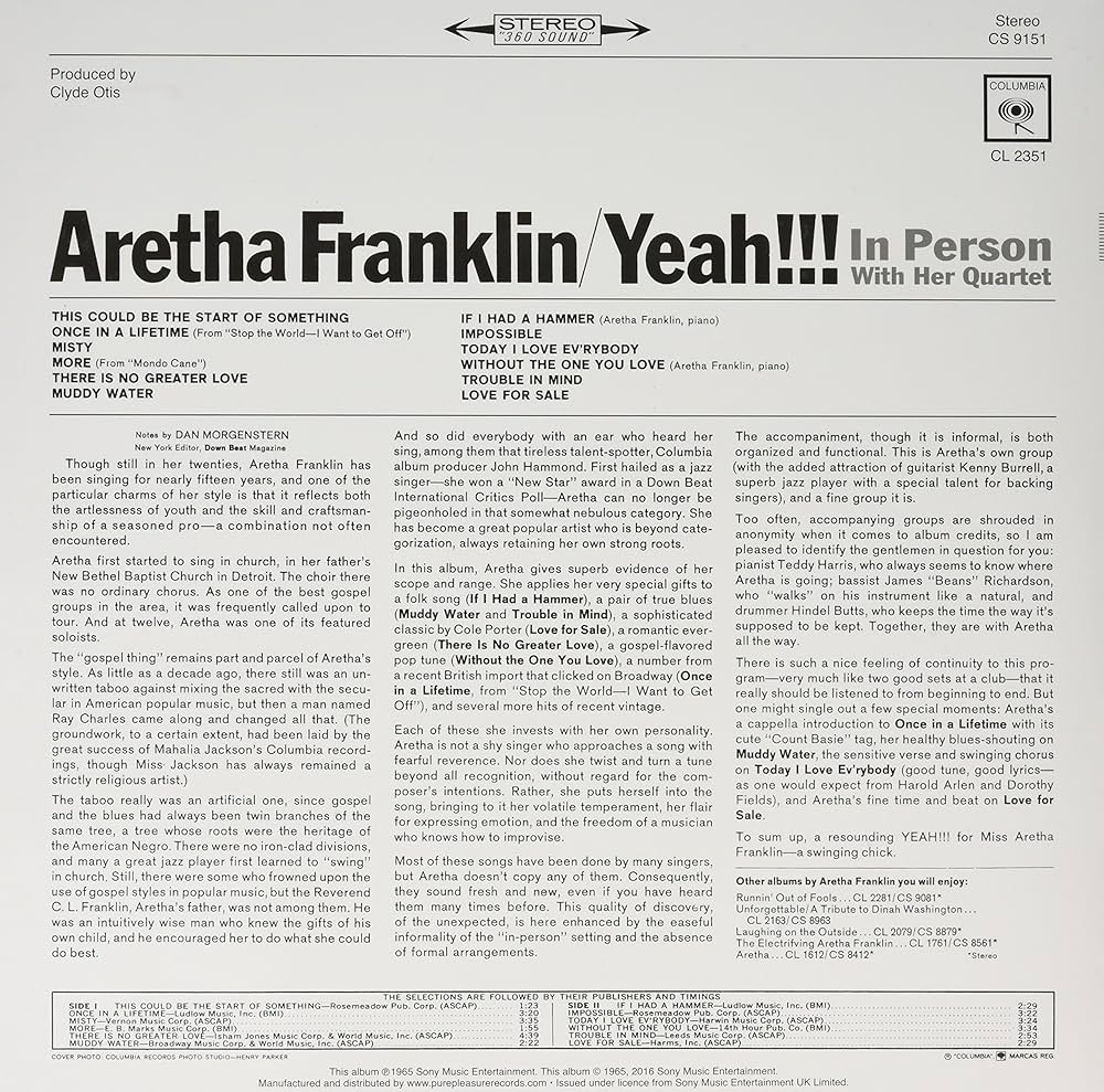 Aretha Franklin - Yeah - Amazon.com Music