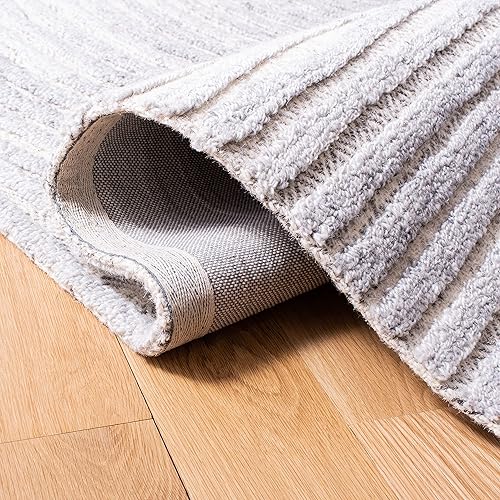 Miniatura 5 de SAFAVIEH South Hampton Collection - Alfombra decorativa, 2 x 3 pies, gris, hecha a mano con diseño abstracto moderno de mediados de siglo, ideal