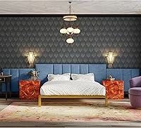 Vista 50 de Jaxx Panelist - Cabecero acolchado moderno, juego de 4 paneles para montar en la pared (cada uno de 11.25 x 38 pulgadas), tamaño King