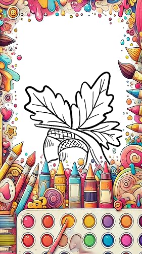 Acorn Coloring Book: Nature Sketching & Autumn Fun – vue 3