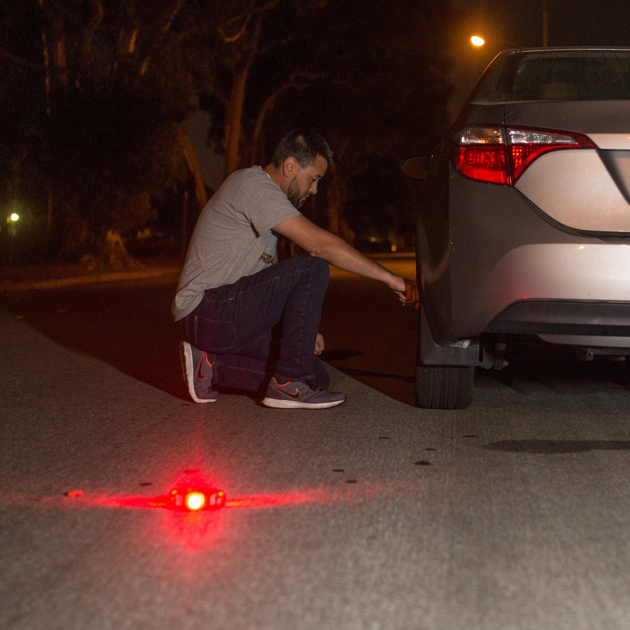 WAGAN Fred Flare LED Parpadeante Disco de Emergencia en Carretera