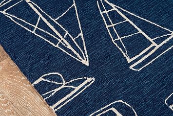 Momeni Veranda Indoor Rug, 3'9 X 5'9, Navy