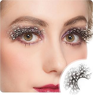 Dorisue Party Feather Eyelashes Fright Night Sexy leopard print Tiger Fake Eyelashes Party Cosplay Costume Feather False Eye Lashes dramatic design