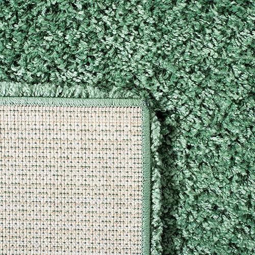 Vista 61 de SAFAVIEH Venus Shag Collection - Alfombra decorativa, 2 pies 7 pulgadas x 5 pies, color marfil, diseño sólido, no desprende pelusa y de fácil