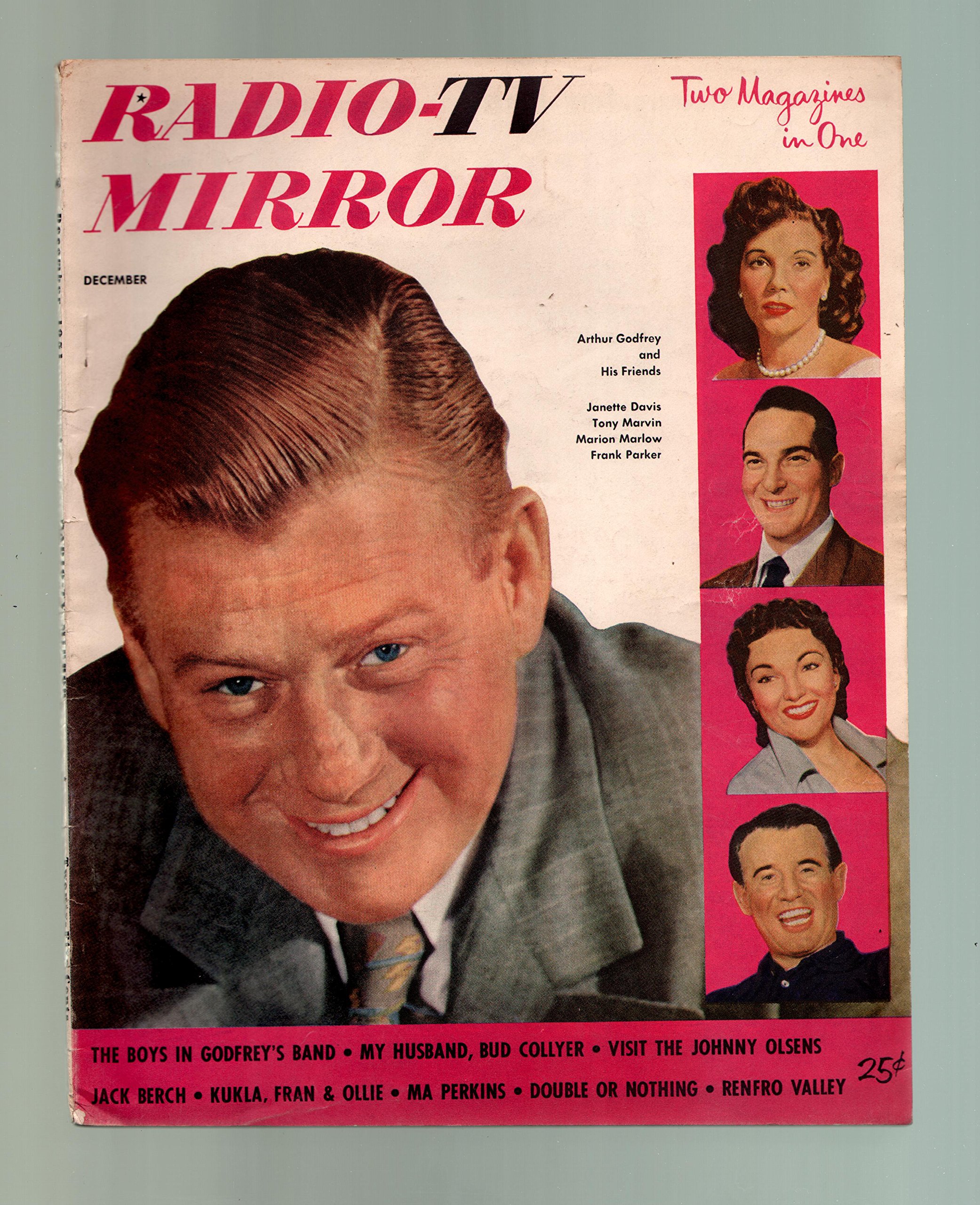 Radio Tv Mirror Janette Davis Tony Marvin Marion Marlow 12 1951 At Amazon S Entertainment Collectibles Store