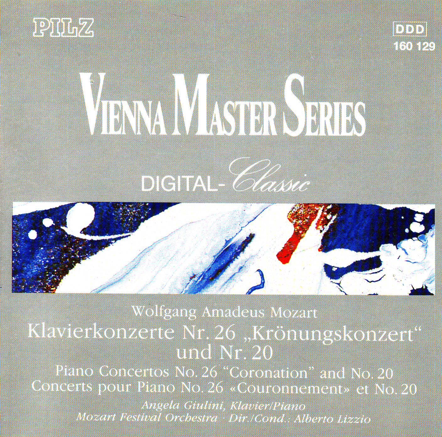 Mozart: Piano Concertos No. 26 "Coronation" and No. 20 [Audio CD]