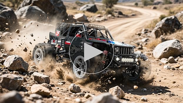 DEERC 207E 1/10 Brushless RC Car for Adults, 55+KMH 4WD Hobby