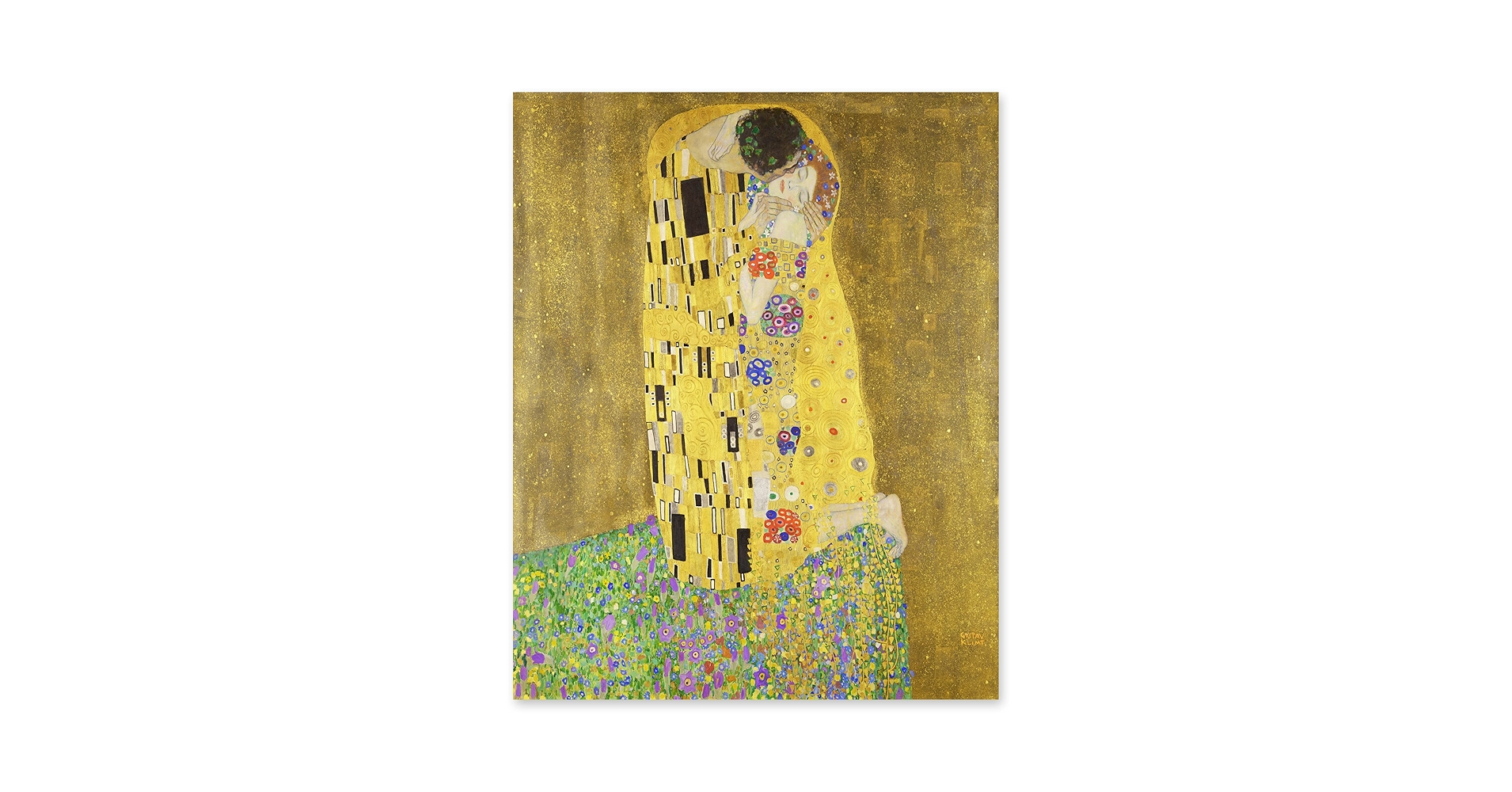 Amazon.com: CLOUD NINE PRINTS | The Kiss, Gustav Klimt Art