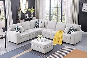 Devion Furniture Aryton Sectional: Soothing Grey Sanctuary