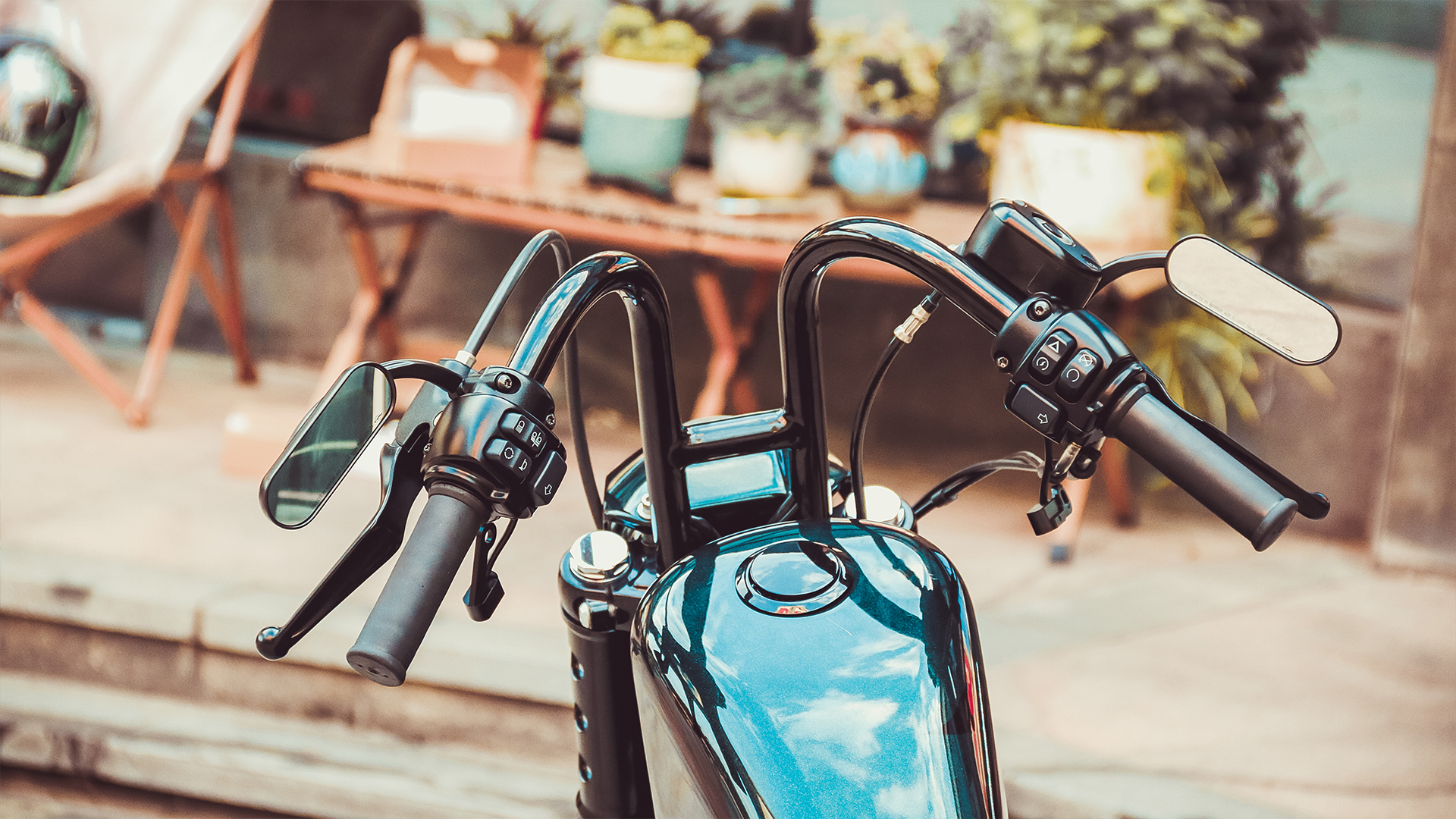 Amazon | クロム WTZMOTO オートバイハンドルミニオーバルミラー- M8