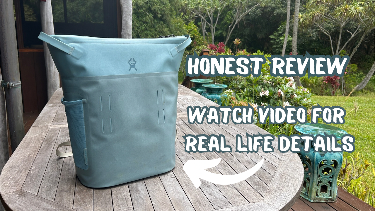 Hydro Flask Men\'s Roll-Top Backpack in Deep Teal Green Hydro Flask Day Escape Soft Cooler Pack | Review | main image 3