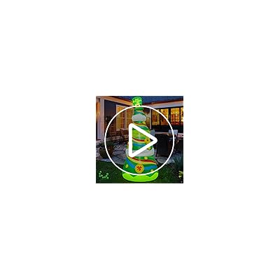 Aufblasbarer St. Patrick's Day Baum 1,8 m – Lustige Outdoor-Dekoration für Garten, Party & Urlaubsstimmung! – Bild 8