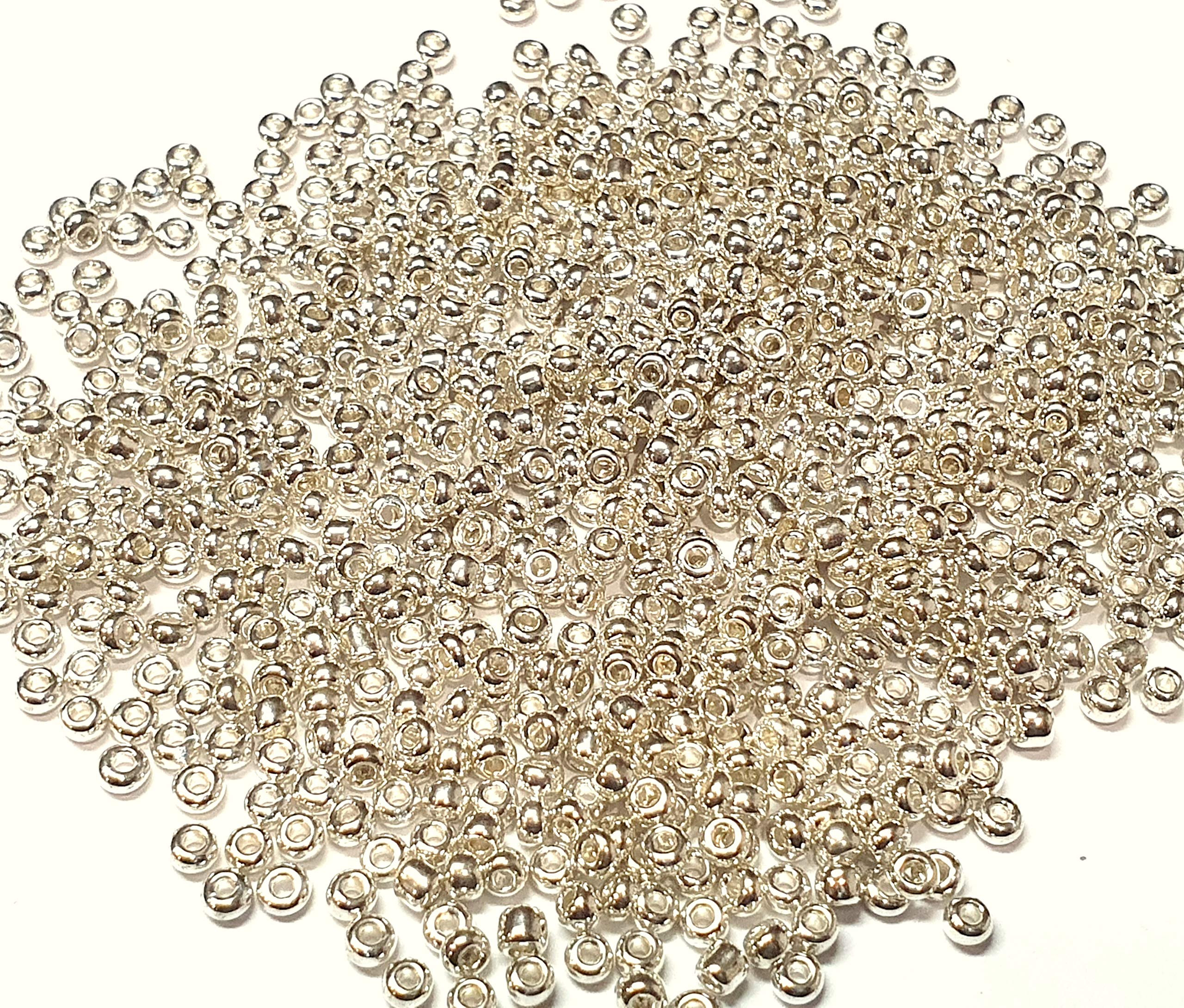 Perlin Rocailles Glazen kralen Indianenkralen Zaadkralen Pony Perlen 2mm 11/0 Seed Beads 6500 stuks (Marineblauw