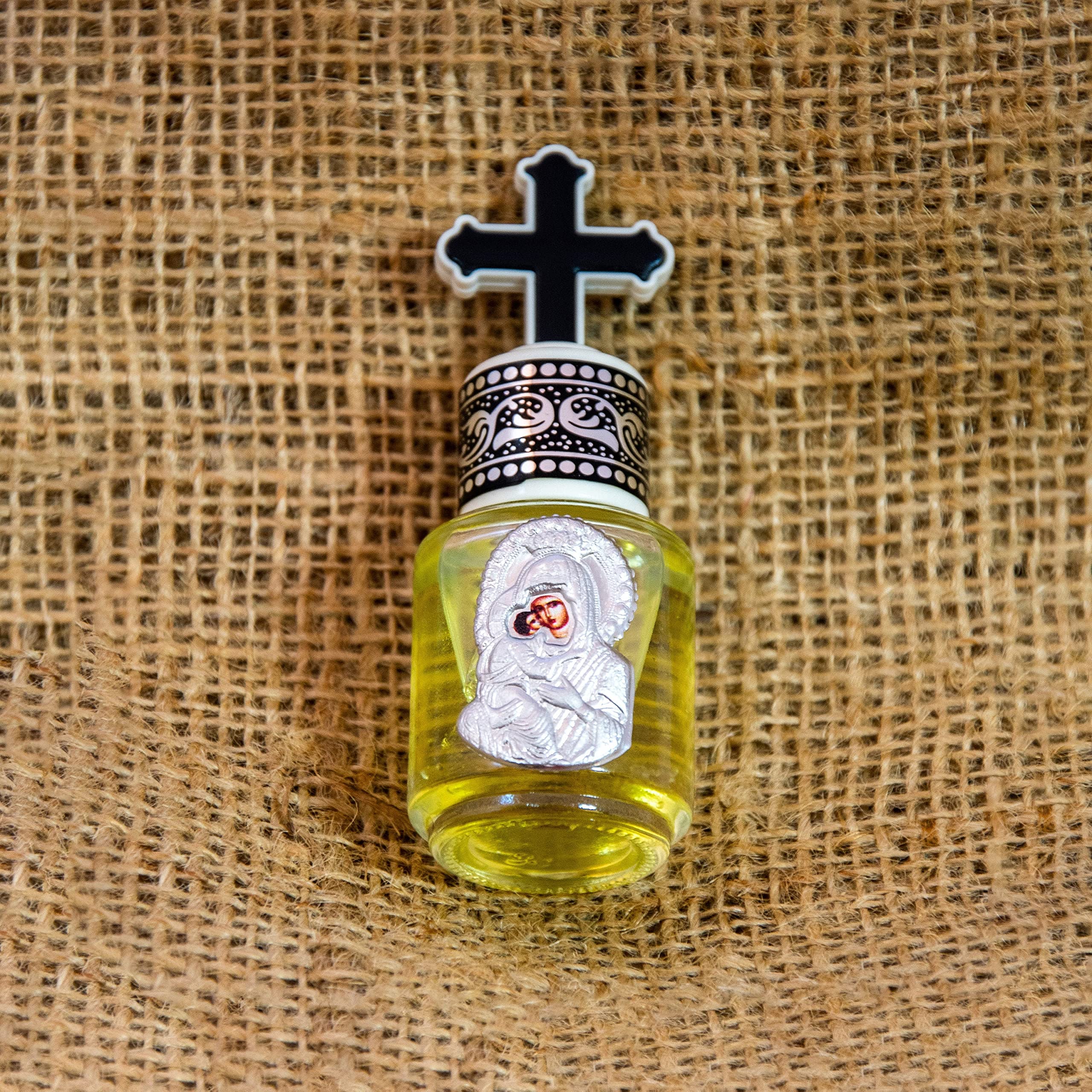 Aceite de unción sagrada del monte Athos, mirra sagrada, aceite consagrado de mirra bendita, aceite de oración curativa de incienso crisma, regalo espiritual