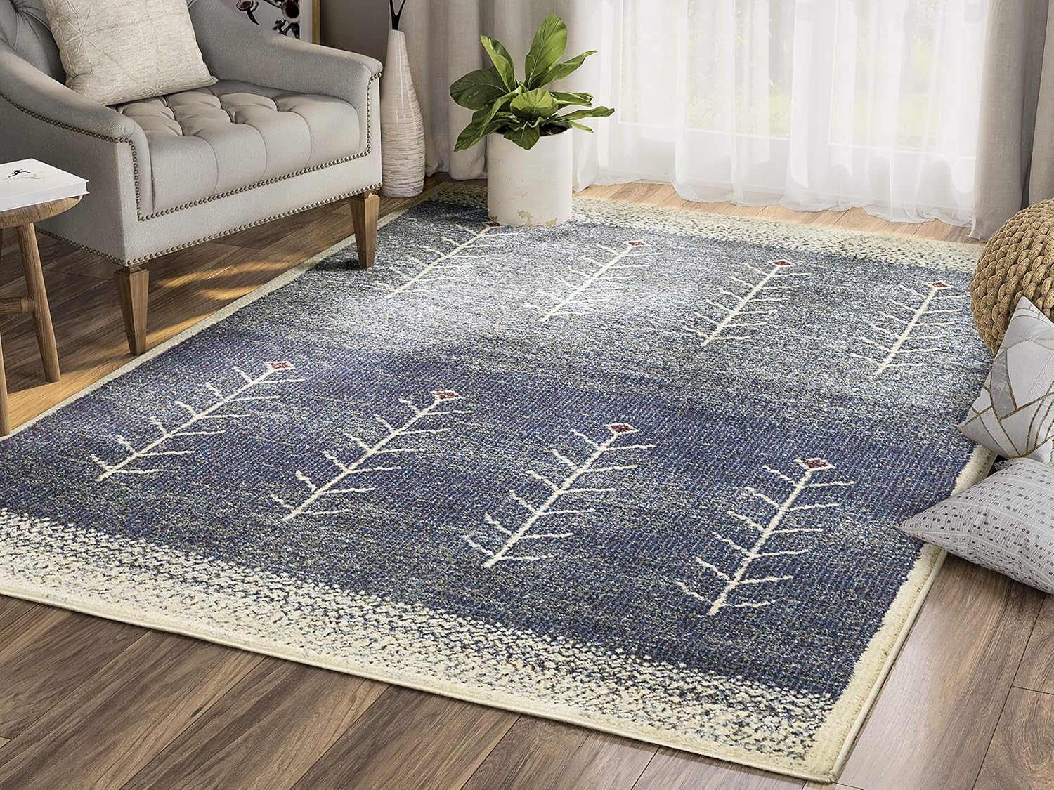 Abani Southwestern Distressed Vintage Style Area Rug, Mesa
