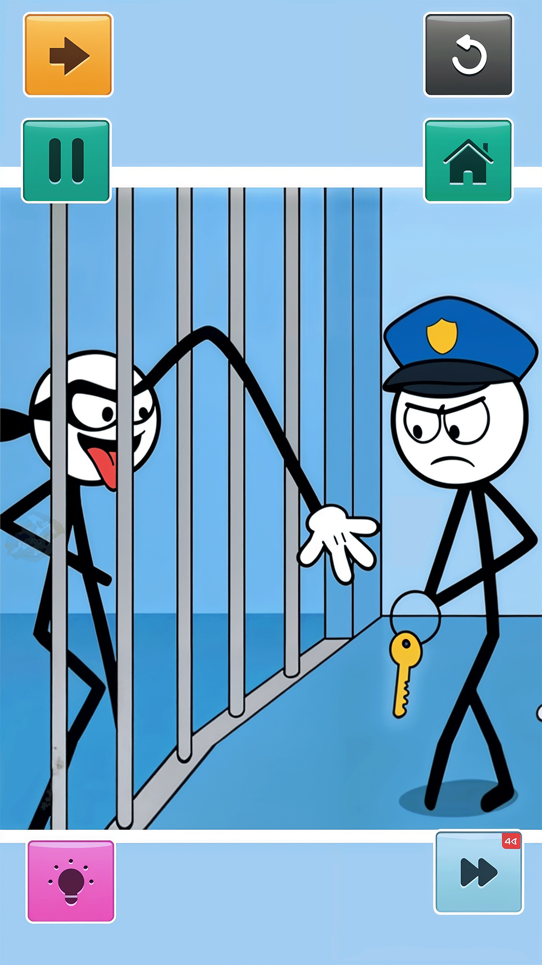 Escape Robber Thief Puzzle Escape - Stick Man Robber Brain Puzzle Game 2026 ...