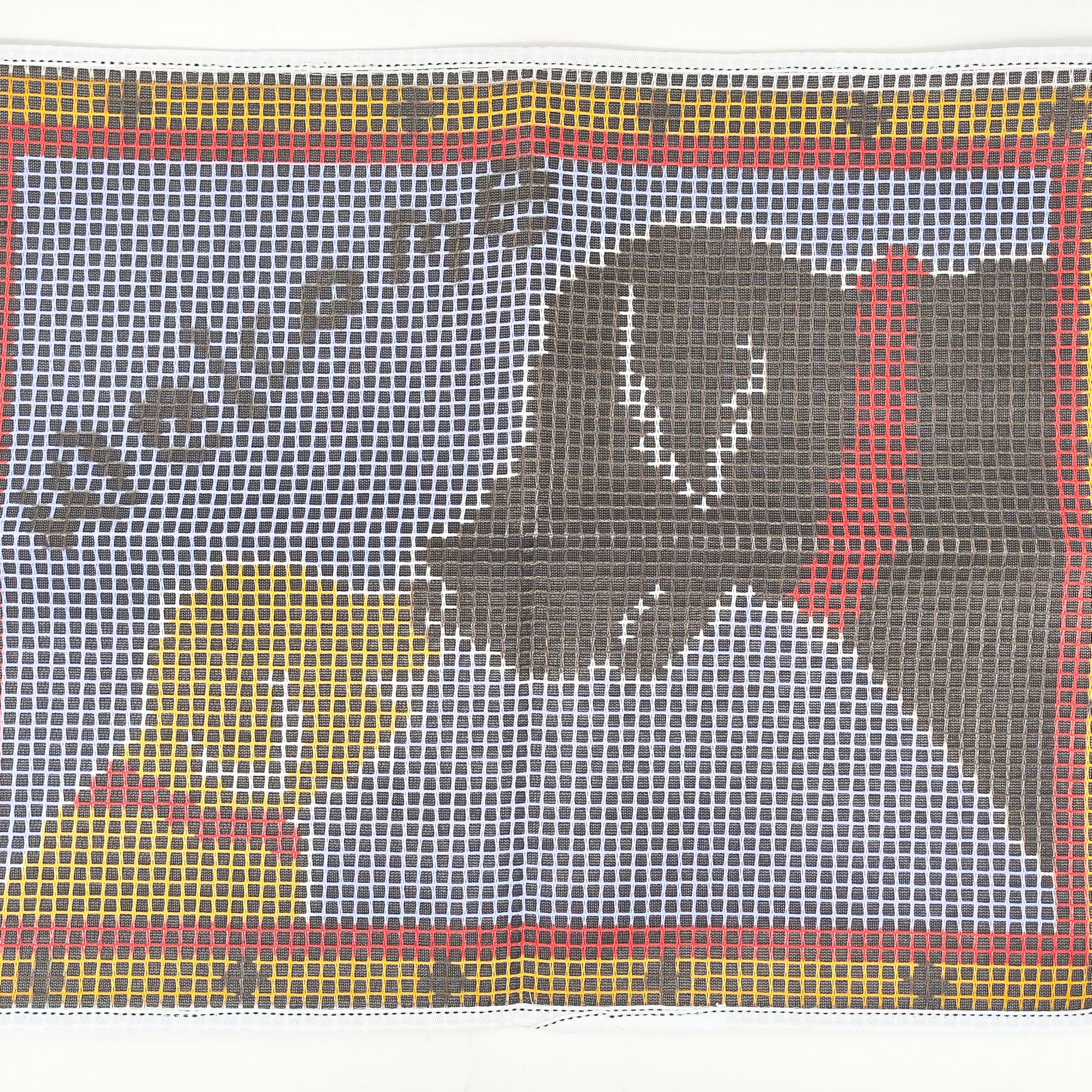 Howie's Latch Hook Kits for Adults, DIY Latch Hook Kit Rug Crochet Yarn, Color Preprinted Pattern Embroidery Decoration(Dogs-Welcome, 19.69 x 14.96 inch)