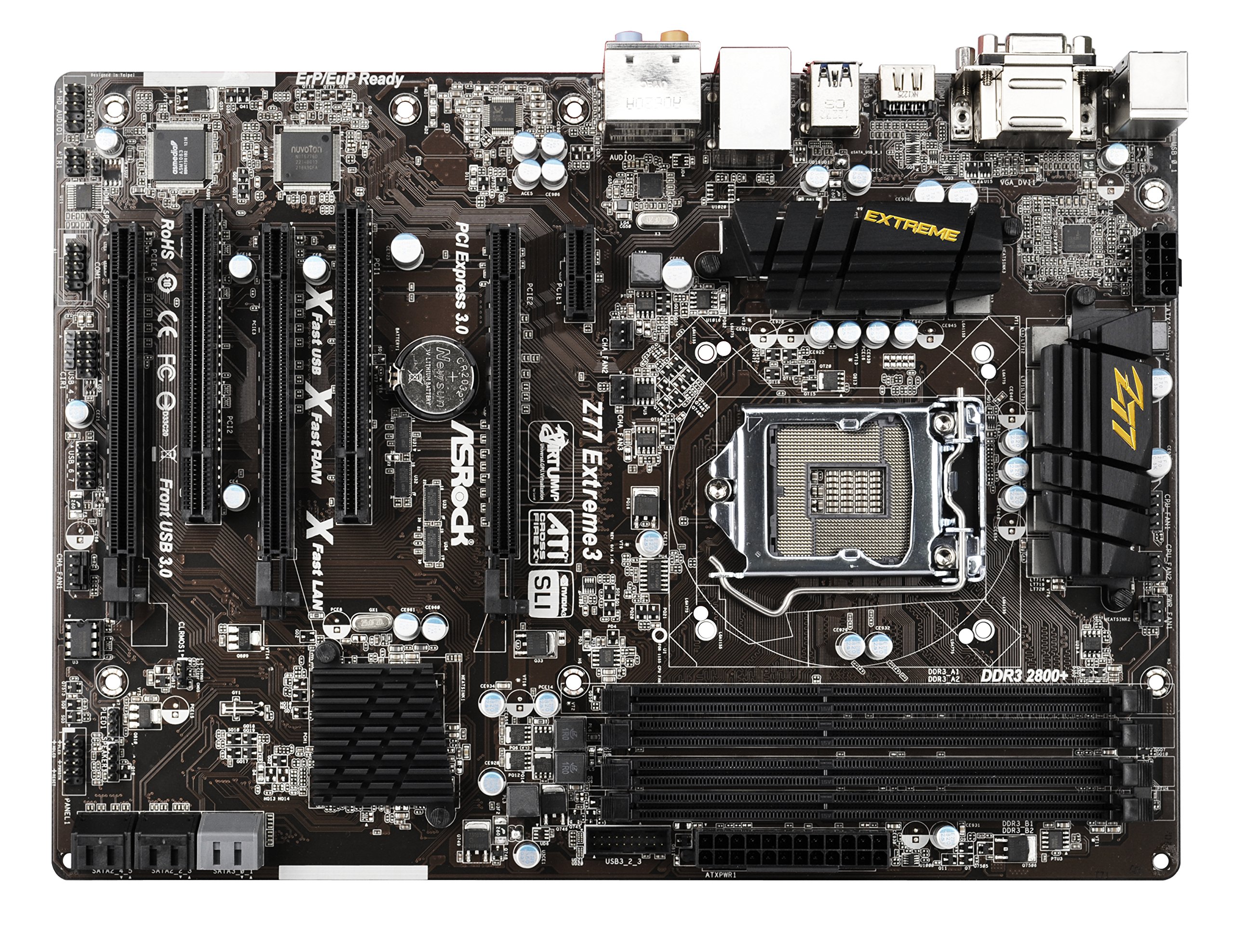 Sata Ports Z77 Extreme4 Ram Slots Asrock Lga 1155 Intel Z77 Hdmi