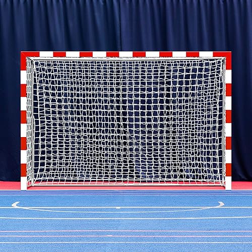 Miniatura 2 de FORZA Goales de balonmano de competición Alu80  Tamaño de la normativa IHF de 9.8ft x 6.6ft Deportes mundiales netos