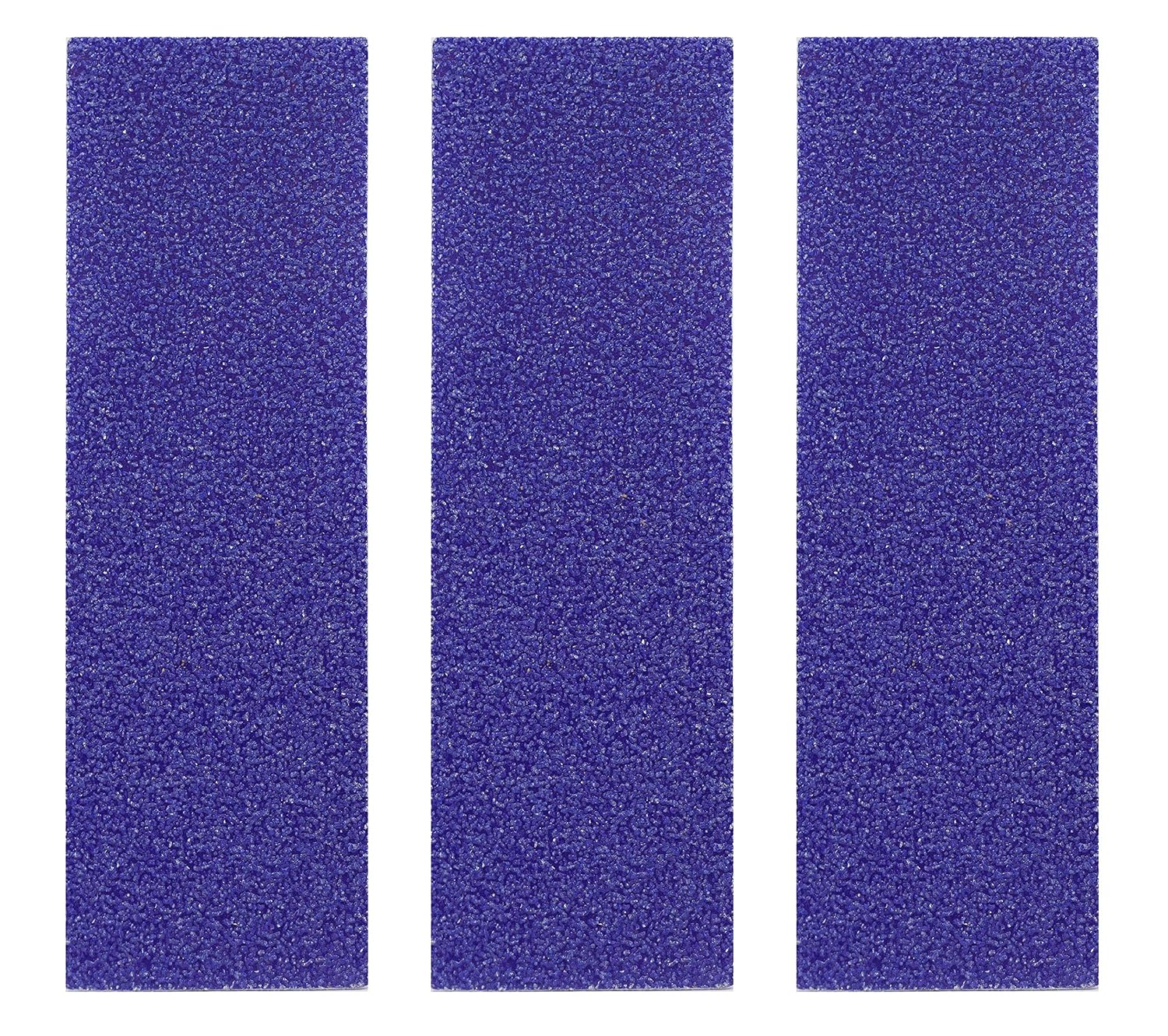 Teak Tuning 3PK Premium Fingerboard Skate Grip Tape, Dark Blue Edition - 114mm x 38mm - Set of 3 Sheets - Adhesive Backing