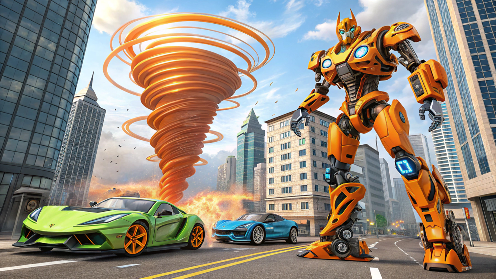 Jogos de transformação de robôs tornado futuristas - Simulador de luta ...