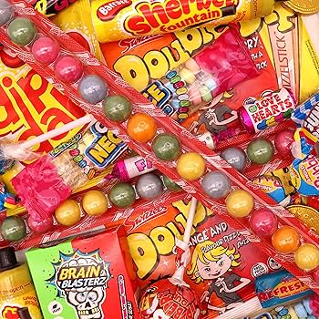 Retro Sweets MEGA Sweetworks Gift Box – Packed with Kid's