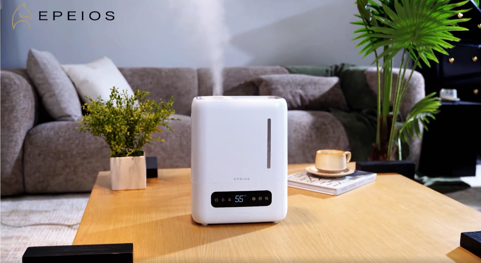 Amazon.co.jp: エペイオス(Epeios) 加湿器 大容量 4L 小型加湿器 卓上