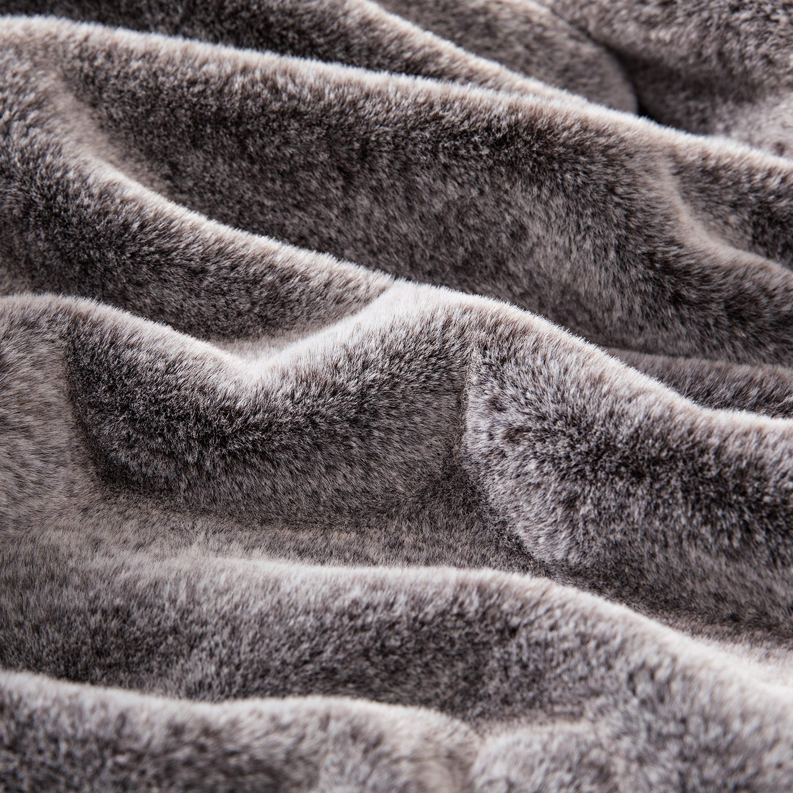 Amazon.com: Double Sided Faux Fur Throw Blanket Silky Soft