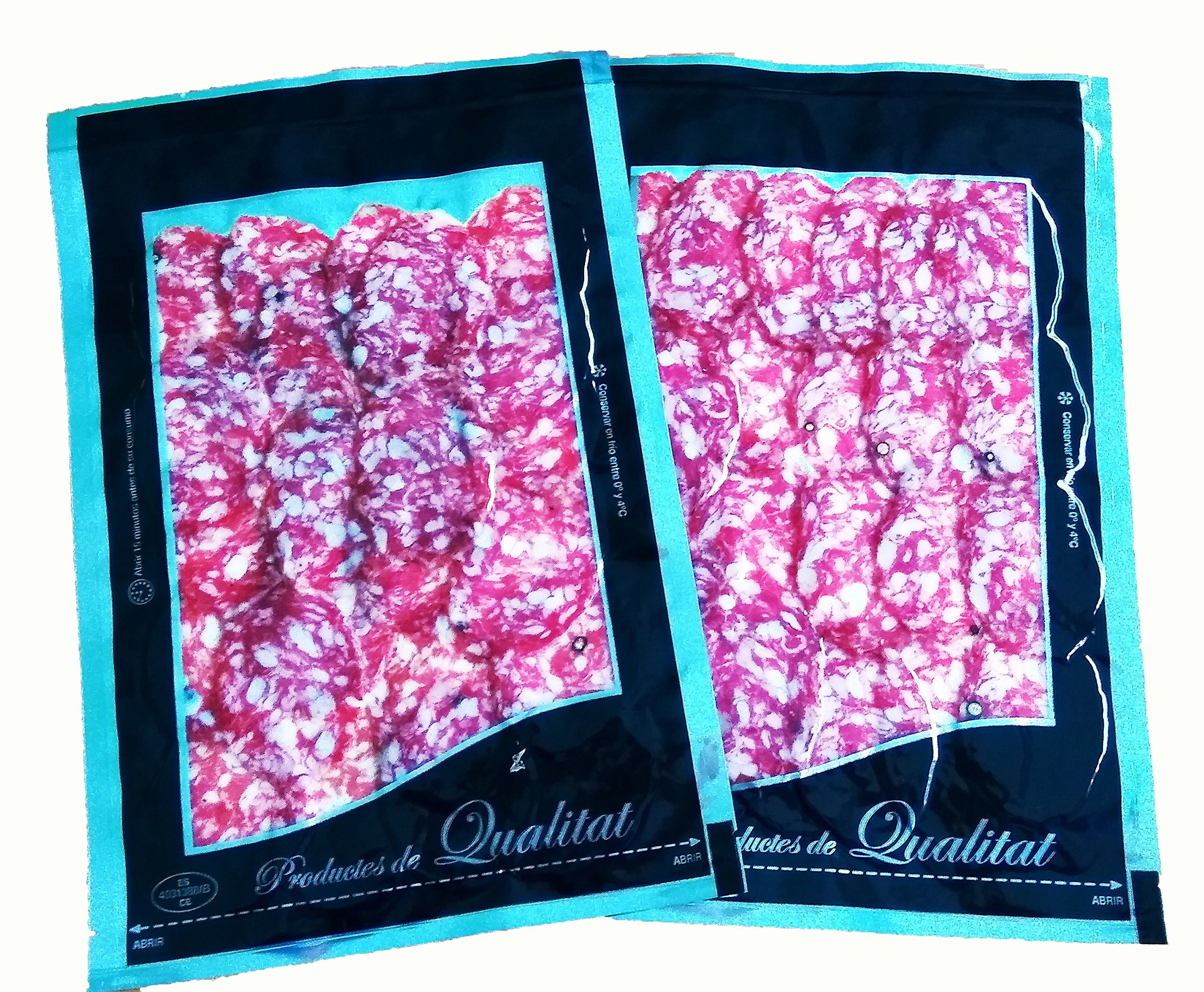 20 Sobres - Loncheado Salchichon de Bellota 100% Ibérico D.O.P. Pack 20 Sobres