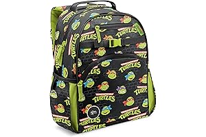 Teenage Mutant Ninja Turtle Lair Backpack: TMNT School Daypack for Boys and Girls