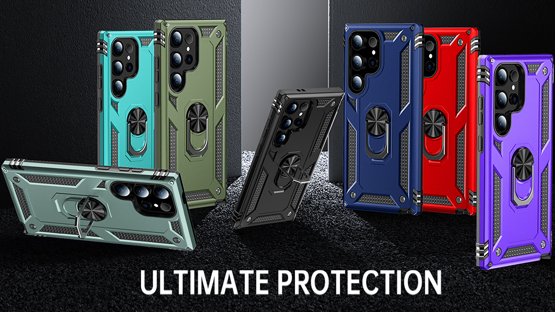Funda Protector Grado Militar Case Cartera Estuche Para Samsung