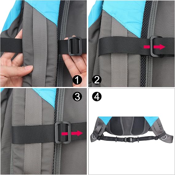 Wisdompro Backpack Chest Strap, Heavy Duty Backpack Sternum Strap Add on
