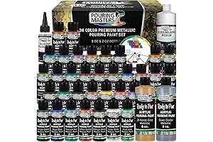 Pouring Masters 36-Color Acrylic Paint Pouring Kit