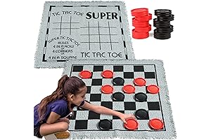 Vintage Giant Checkers in a convenient 3-in-1 Pack