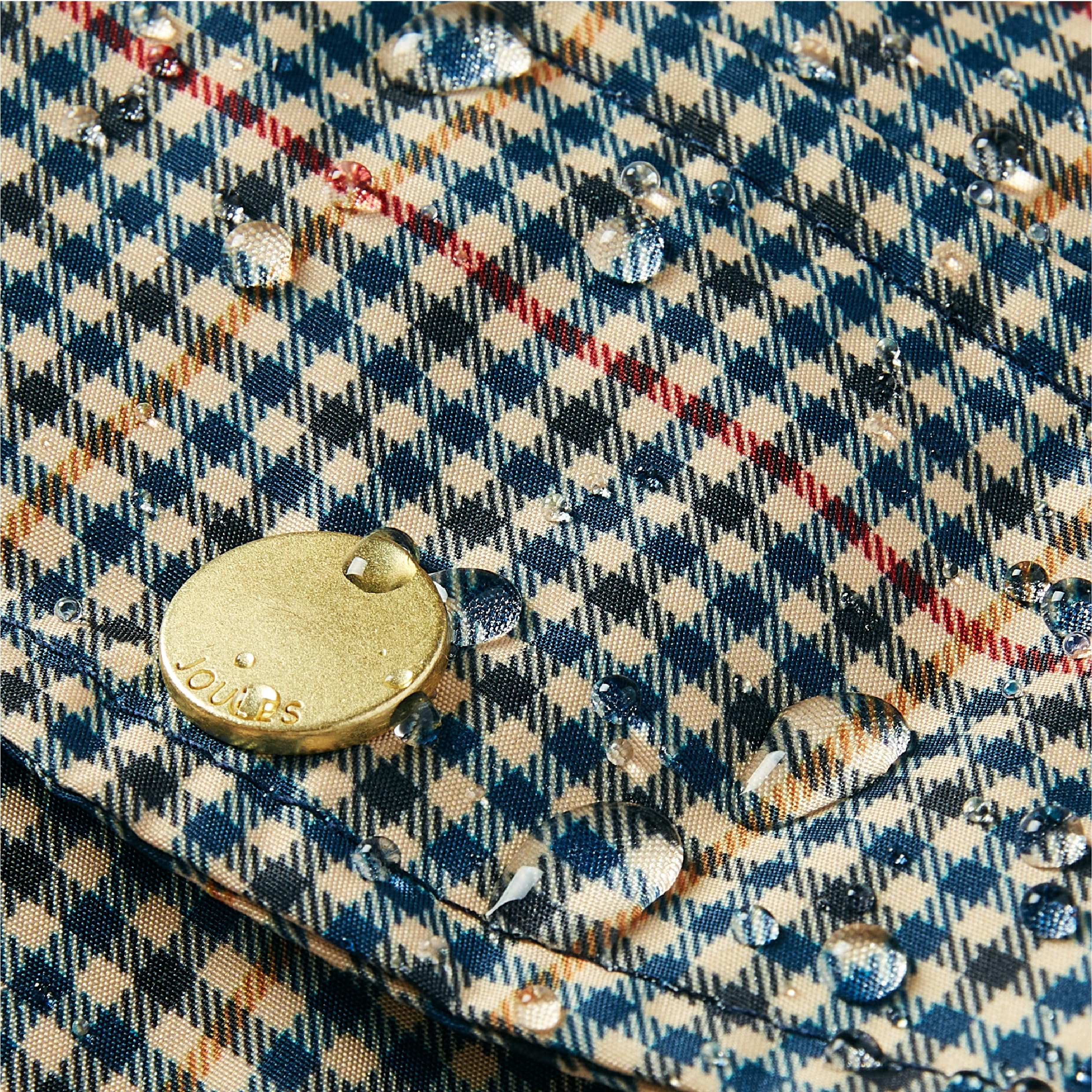 Rosewood Joules Henson Veste Pliable à Carreaux pour Chiens de Taille M, Lavable, légère et Portable, imperméable et imperméable pour Chiens de Taille Moyenne