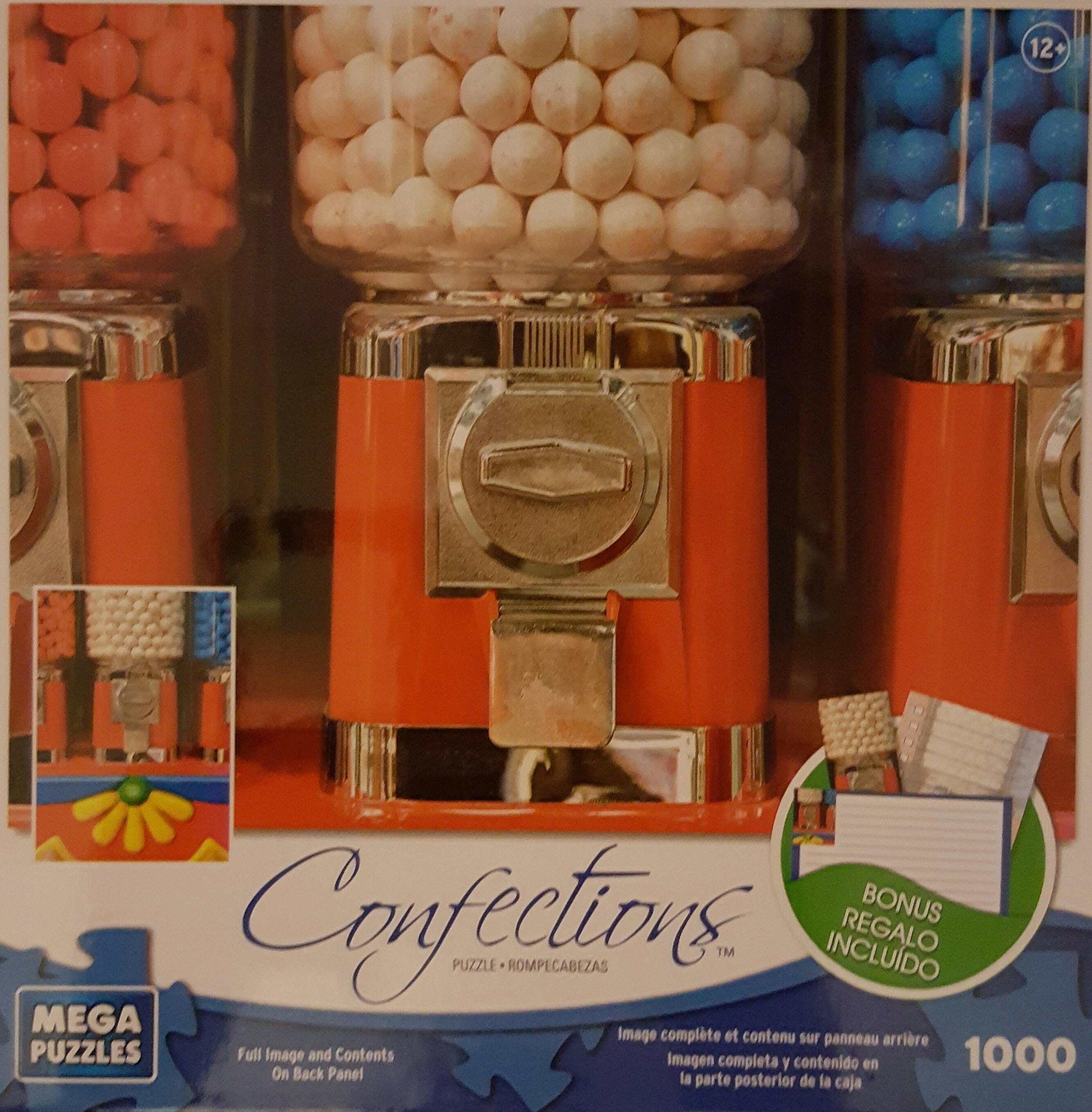 Confections Mega Puzzles Gumball Machine - 1000 Piece Puzzle