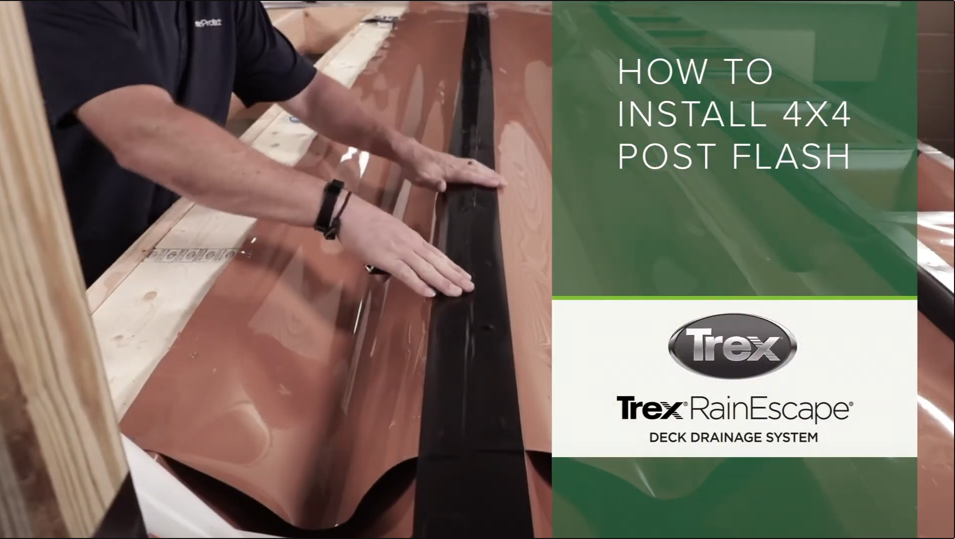 Trex RainEscape 4x4 Post Flashing - Amazon.com