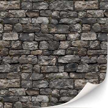 3 Sheets Self-Adhesive Wall Cladding for Dollhouse 112 Scale Cottage 1