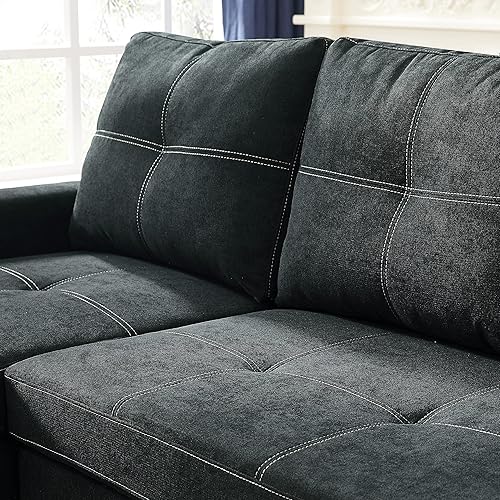 Miniatura 6 de Sofá modular reversible sofá cama cama con diván de almacenamiento sofá cama extraíble para sala de estar sala de estar sofá modular 2 en 1 con cama