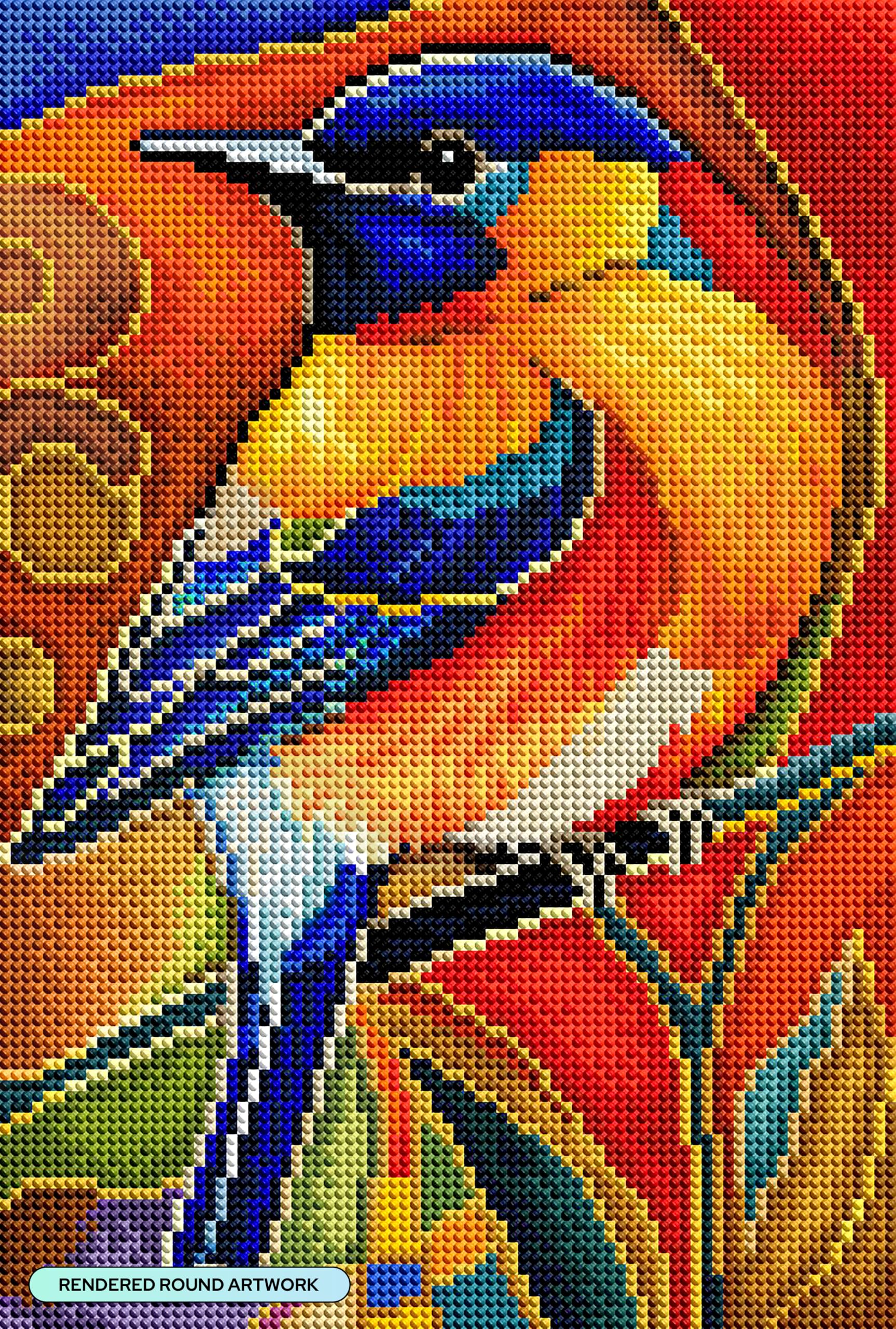 Amazon.com: DIAMOND ART CLUB Bird of Joy Diamond Painting