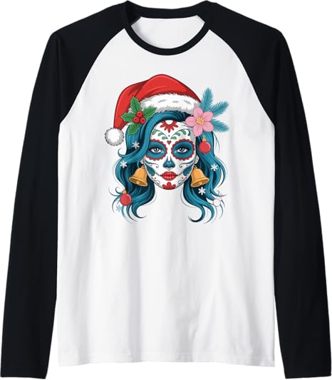 Santa Hat Festive Skull