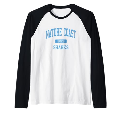 Nature Coast Tech High School Class of 2026 Brooksville FL Raglan Baseball Tee